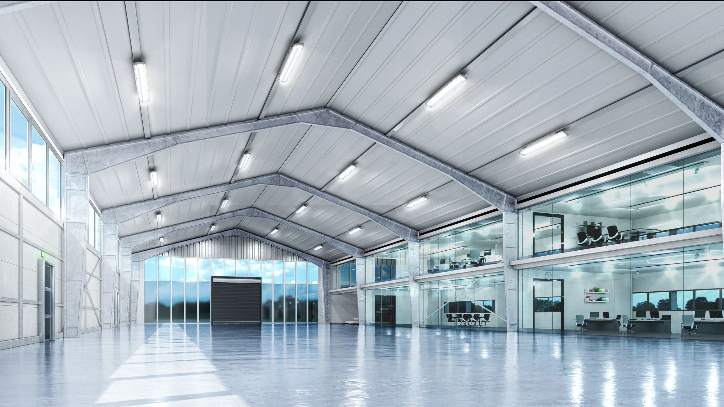 modern storage facility indoor