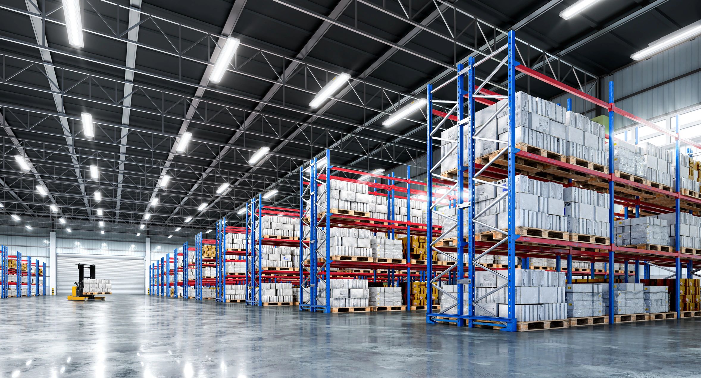 modern storage facility indoor